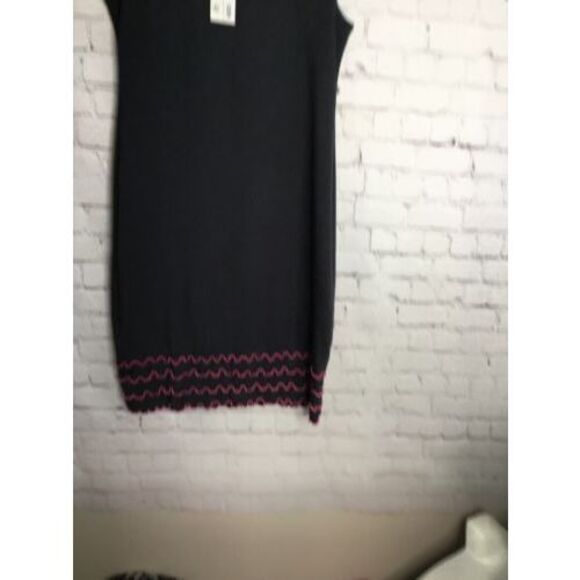 Laura Hlavac Dress Womens Size Large Ruffly Sheath Gray/Black Sleeveless Neutral - Picture 8 of 10